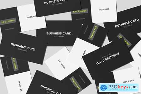 Business Card Mockup Spread Style