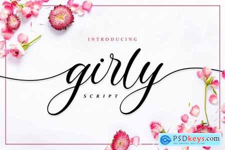 Girly - Lovely Script