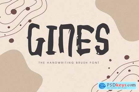 Gines - A Handwriting Font