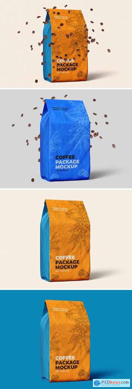 Download Coffee Bag Packaging Mock Up Template Free Download Photoshop Vector Stock Image Via Torrent Zippyshare From Psdkeys Com