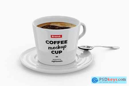 Ceramic Coffee Cup Mockup Template