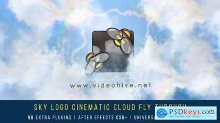 Sky Logo Cinematic Cloud Fly-Through 25712011