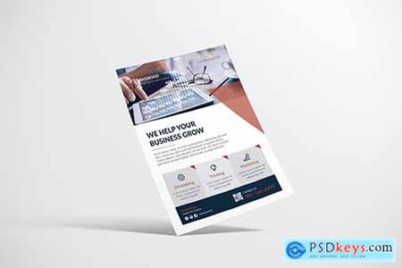 Clean Creative Business Design with Blue Color166