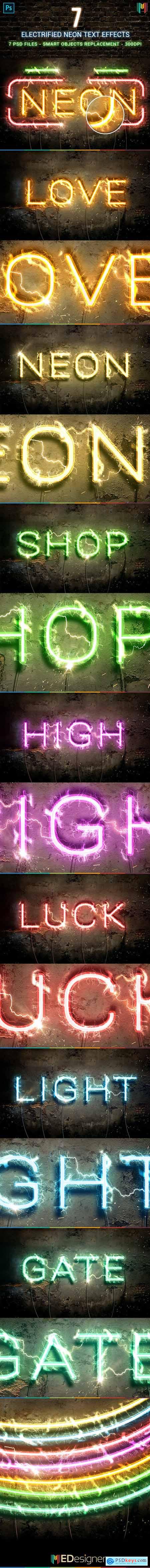 Electrified Neon Text Effects 26325066