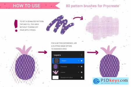 80 hand-drawn patterns for Procreate 5091208