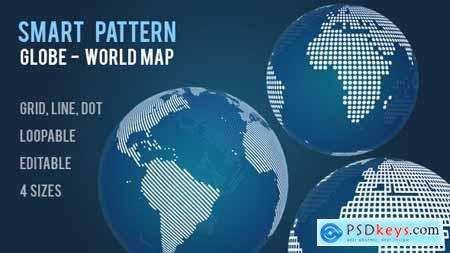 Smart Pattern Globe World Map Generator 9467123