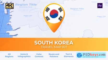 South Korea Map Republic of Korea ROK Travel Map 27456571