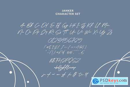 Janker - The Handwritten Fonts
