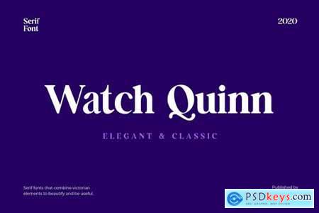 Watch Quinn Serif Font
