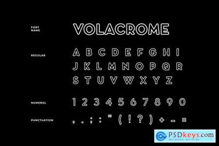 Volacrome Sans Serif Display Font