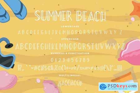 Summer Beach Sunny Display Typeface