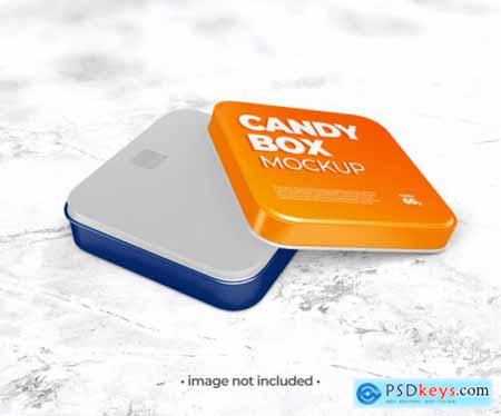 Candy box mockup