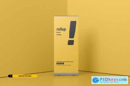 Rollup or x-banner mockup