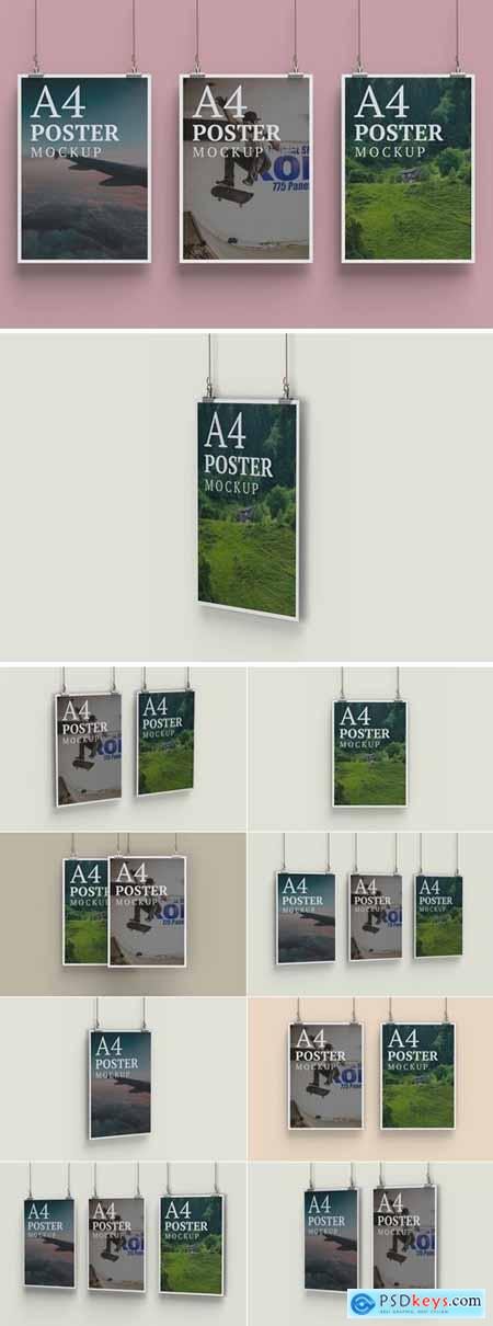 Download Two A4 Poster Mockup Bundle » Free Download Photoshop Vector Stock image Via Torrent Zippyshare ...