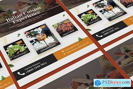 Fresh Food Poster PSD Template591