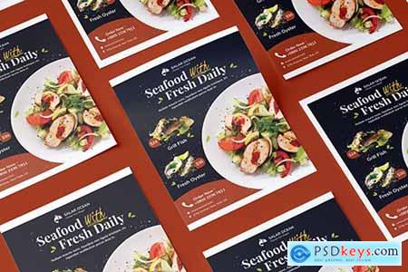 Fresh Food Flyer PSD Template