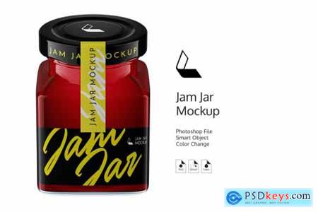 Jar Jam Mockup (high-angle) #5 4825400