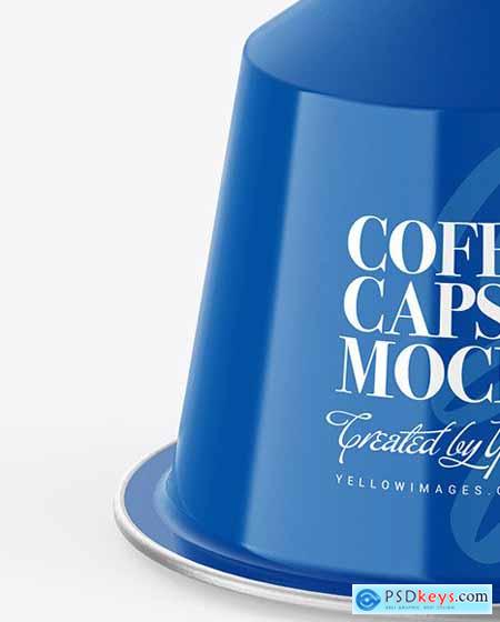 Glossy Coffee Capsule Mockup 63091