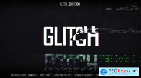 Glitch Logo Reveal 27534224