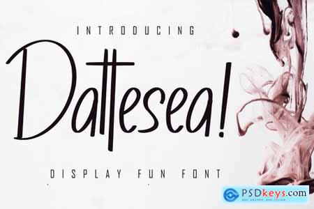 Dattesea Fun Display Font