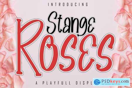 Stange Roses A Playfull Display Font