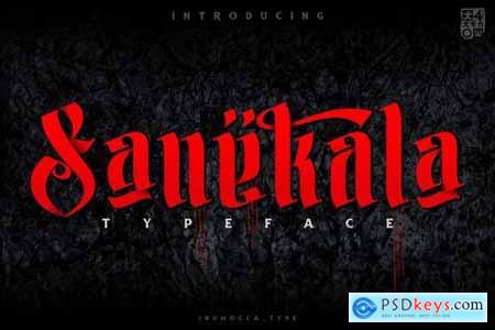 Sanekala Typeface