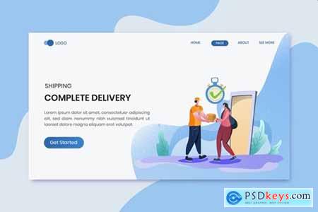 Delivery Services - Header Landing Page