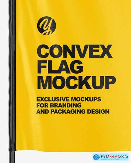 Convex Flag Mockup 63377