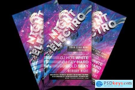 Electro Night Party Flyer
