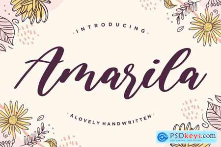 Amarila YH - Modern Script Font