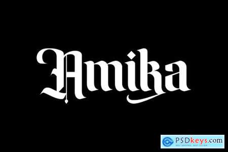 Amika Blackletter Font