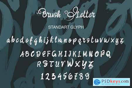 Brushletter - Handbrush Font