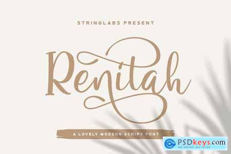 Renitah - Lovely Script Font 5095440