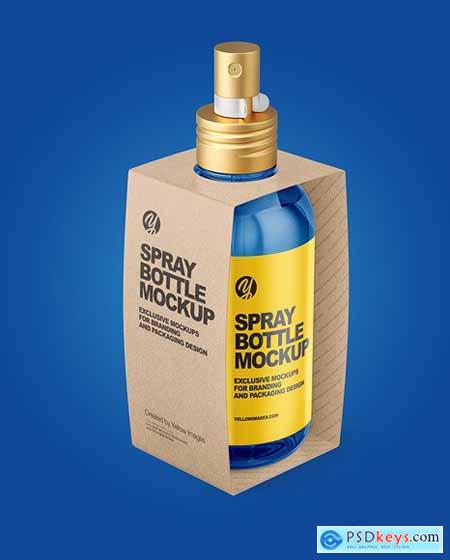 Sprayer Bottle Kraft Paper Pack - Half Side 62880