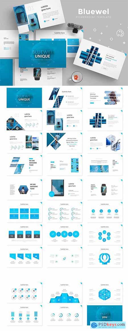 Bluewel - Powerpoint Keynote and Google Slides Templates