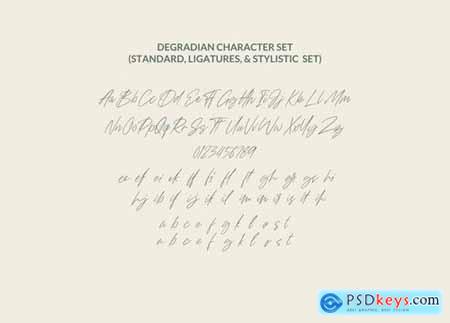 Degradian - Handwritten Fonts