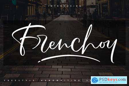 Frenchoy Handwriting Script Font