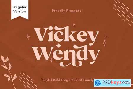 Vicky Regular - Modern Vintage Typeface