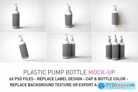 Plastic Pump Bottle Mock-Up 4823852