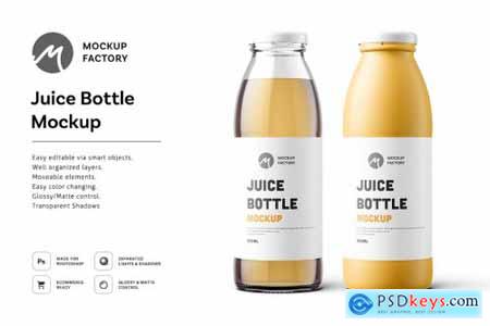 Juice Bottle Mockup 4575145
