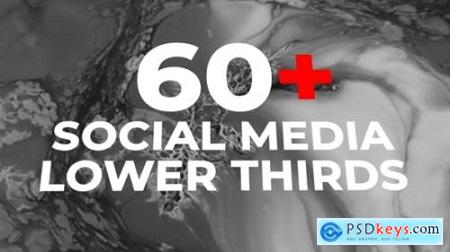 60 Social Media Lower Thirds 24555945