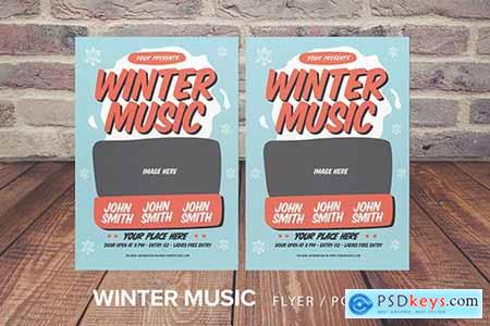 Winter Music Flyer