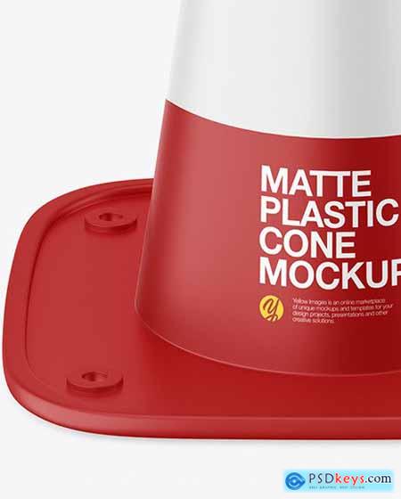 Matte Plastic Cone Mockup 63299