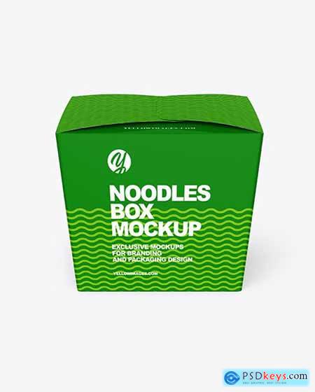 Glossy Noodles Box Mockup 63475