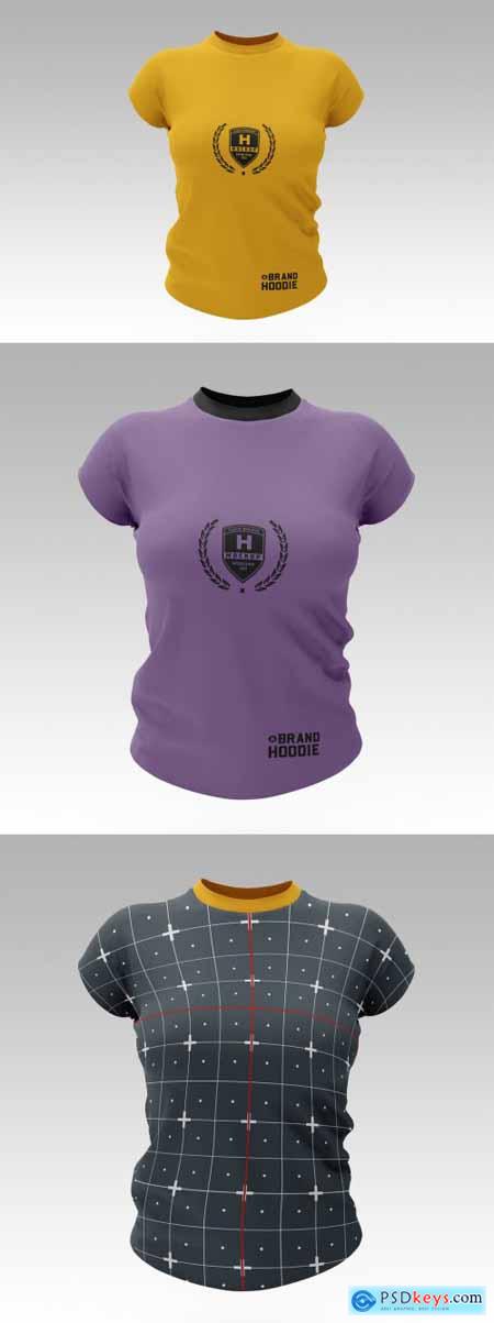 WomenS Slim-Fit T-Shirt Mockup 362978040