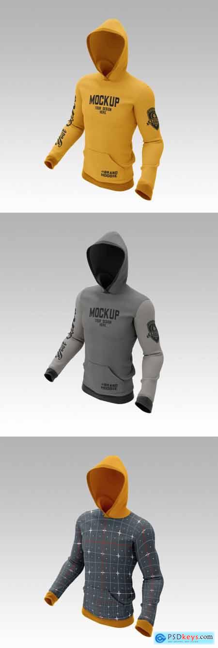 Hooded Sweatshirt Mockup 362978365