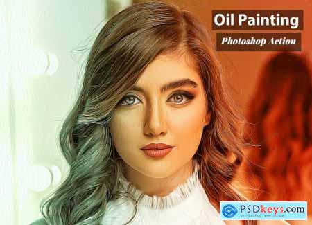 Oil Painting Photoshop Action 4825796