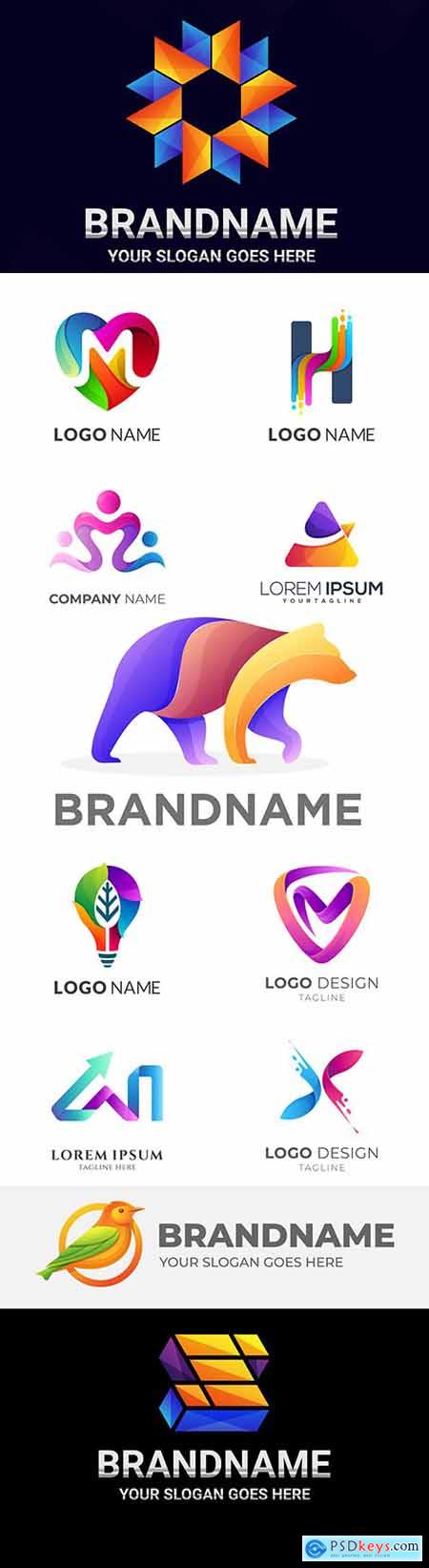 Brand name company logos business corporate design 20 » Free Download