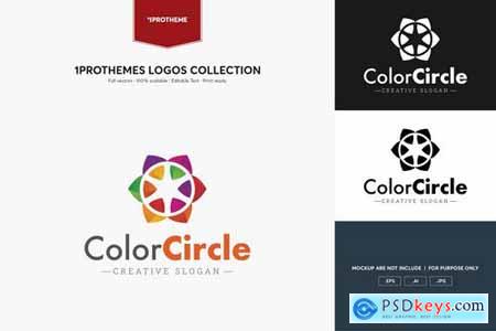 Color Circle Logo Template