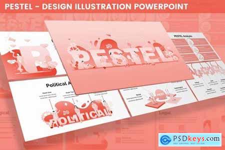 PESTEL - Design Illustration for Powerpoint